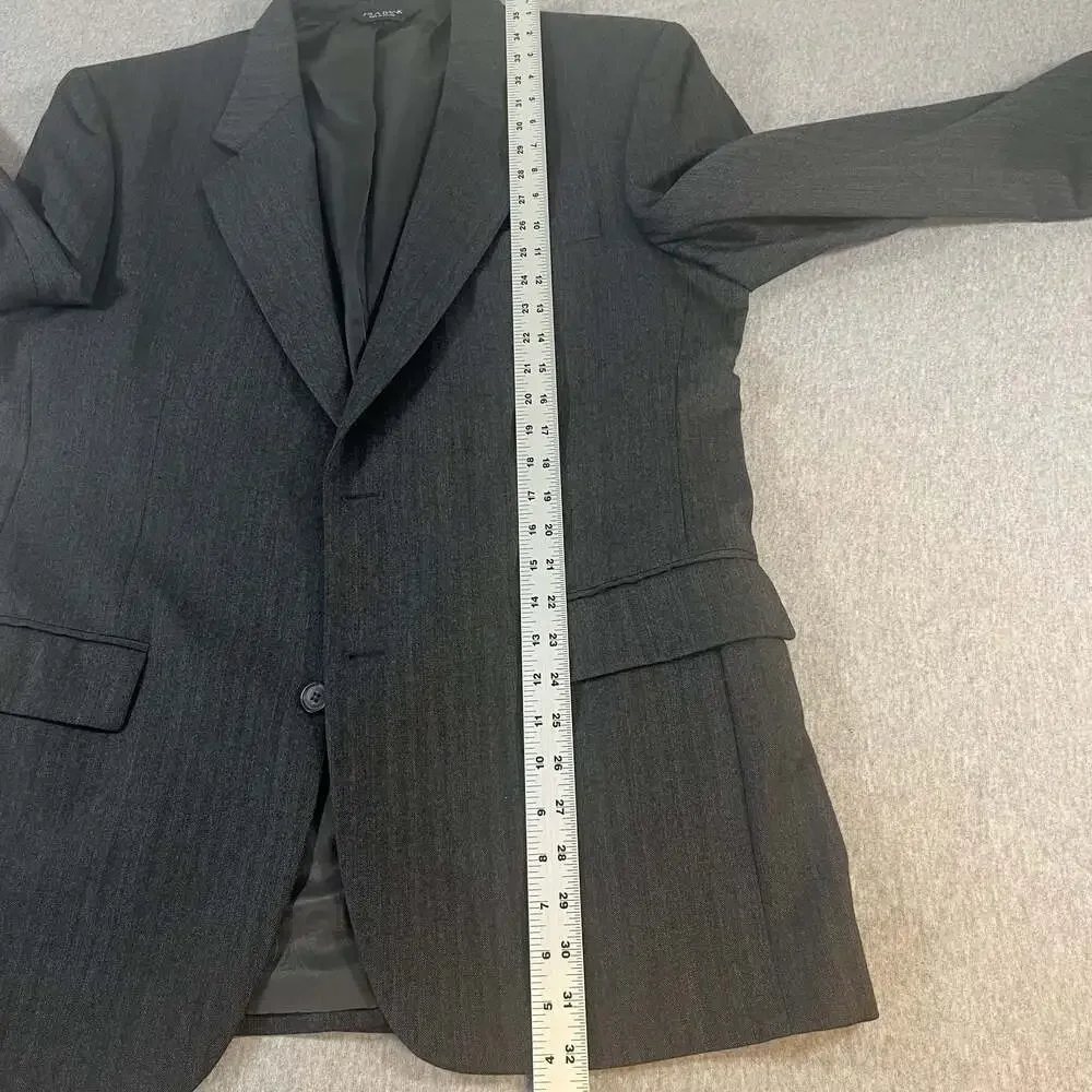 Jos. A. Bank Executive Collection 100% Wool Grey Herringbone Blazer Men’s42R